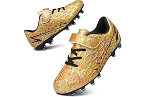 HANANI Boys Football Boots Shoes Kids Girls FG/AG Soccer Athletics Sport Shoes Training Shoes Running Shoes Teenager Indoor Outdoor Football Shoes Sneakers for Unisex