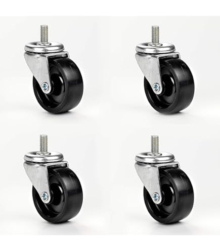 Fitueyes Design Tv Cart Wheel Stem Caster Wheels Fit M8 Screw