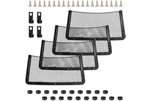 DAFENCAR Filet Voiture Rangement, 4PCS Filet de Rangement pour Voiture, 42 cm x 21 cm Filet de Rangement Camping Car, Filets pour Auto