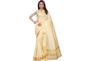 IMTRA FASHION Indische Frauen Baumwolle Polyester Seide Sari Traditioneller Sari Mit Bluse