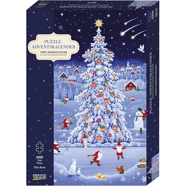 Bits And Pieces Puzzle „Weihnachtsgrüße“ – 1000 Teile, 50,8 X 68,6 Cm, Von Künstlerin Barbara Behr, Für Erwachsene