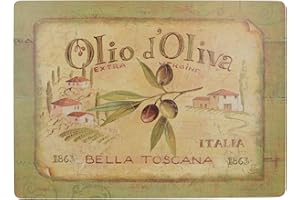 Creative Tops Premium Bella Toscana Podkładki Stołowe, Zielony, 6 Sztuk