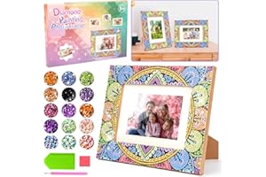 OSIKAY Basteln Mädchen 5 6 8 10 Jahre: Diamond Painting Mosaik Bastelset Kinder Mädchen 6-7-8 Jahre Geburtstag Geschenke für Mädchen 8 9 10 11 Jahren DIY Bilderrahmen Geschenk Spielzeug ab 5-12 Jahre Mädchen