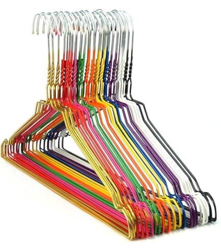 Grucce In Metallo Zincato Salvaspazio STANDARD 500pz - Per Lavanderia