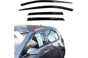 AUTO CLOVER Juego de deflectores de viento para Volkswagen Golf MK7/MK8 Hatchback 5 puertas (4 piezas)