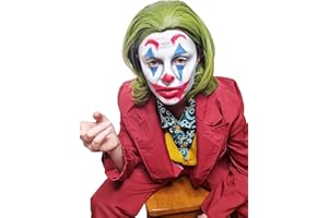 ALLAURA The Joker Wig Costume Green Wig Arthur Fleck Wig Cosplay Oompa-Loompa Green Hair for Men & Women - Fits All