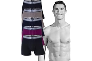 CR7 Cristiano Ronaldo Boxershorts für Herren, 5er-Pack, Größe S-2XL