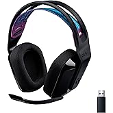 Logitech G 535 LIGHTSPEED Kablosuz Oyun Mikrofonlu Kulaklık - Hafif Supra-Aural Kulaklık, Sessiz Mikrofon, Stereo Ses, PC ile