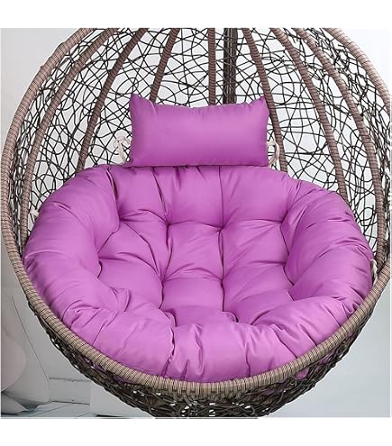 ZTGL Hängesessel Kissen 90x90cm - Wasserdichtes Sitzkissen Für Papasansessel