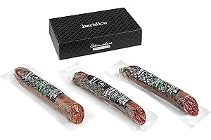 BERIDICO Surtido de Ibéricos. Lomo de Bellota 100% Ibérico + Chorizo Ibérico Extra + Salchichón Ibérico Extra. 3 Piezas de 500 g aprox. Productos Ibéricos de Extremadura. Elaboración 100% artesanal. BERÍDICO