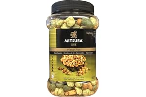 KIRKLAND Mitsuba Wasabi Mix Snacks de riz Bouteille de 800 g