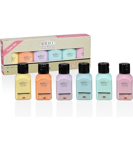 Sudor Monalisa Multi Akrilik Fosforlu Set 6x70 ml : Amazon.com.tr