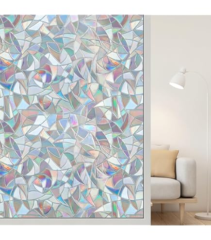 Volcanics Privacy Window Film Decorative Window Cling Glass Film