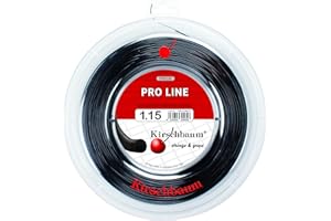 Kirschbaum Saitenrolle Pro Line II Bobine de Fil Noir 1,25 mm Unisexe