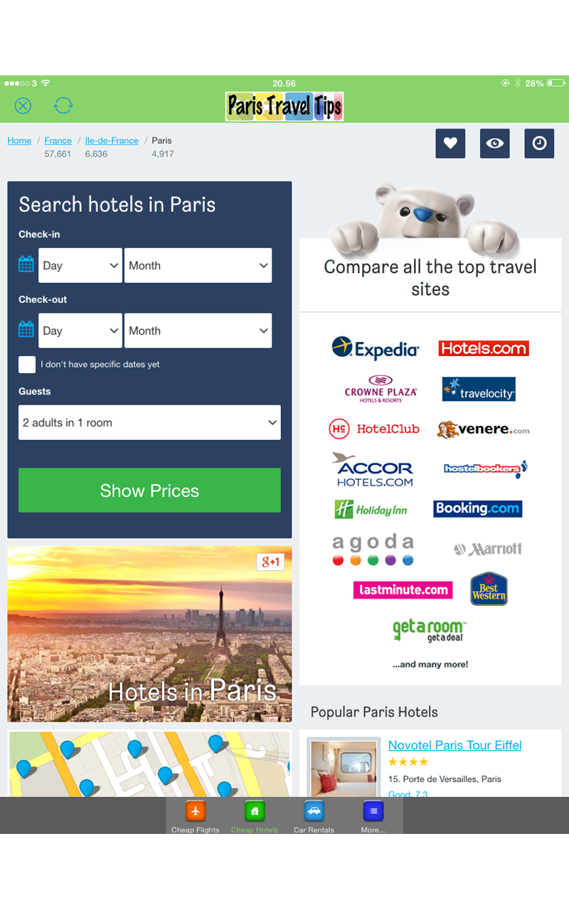 Cheap Flights to Paris, France Amazon.co.uk Apps & Games