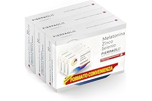 PIERPAOLI - Melatonina Zinco Selenio: Integratore Alimentare per Contribuire a Migliorare la funzione del Sonno e Supportare il Sistema Immunitario, 3 Confezione da 30 Compresse da 1mg