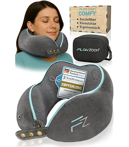Tchibo TCM Neck Pillow with Vibration Massage Pillow Travel Pillow Neck :  Amazon.de: Fashion