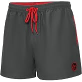 Ladeheid Men's Swimming Quick Dry Sports Shorts LA40-199 | Mesh inner lining, side and back pockets, elastic waistband and br