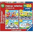 Ravensburger Rescue Vehicles - My First Jigsaw Puzzles for Toddlers Age 18 Months - 2, 3, 4 & 5 Pieces