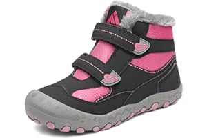 Mishansha Stivali da Neve Bambino Scarpe Invernali Comode con Imbottitura Calda