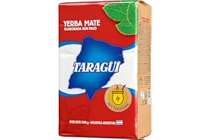 ‎YERBEE Taragui Yerba Mate Tee Elaborada Con Palo 1kg | Mate Tee aus Argentinien - die Reifezeit beträgt 12 Monate | Detox und Energie Getränk
