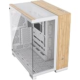 حافظة كمبيوتر CORSAIR 6500X متوسطة الحجم ذات غرفتين - خشب أبيض/خيزران (CC-9011284-WW)