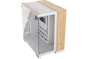 Corsair 6500X Boîtier PC en Verre trempé à Double Chambre Blanc/Bambou