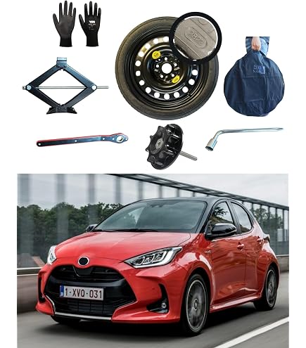 Kit Roue De Secours 19 Pouces D'angelo Pour Tesla Model Y - Inclut Cric, Clé, Gants Et Sac De Transport - 2