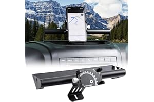 JeCar for Jeep JK Phone Holder Dash Phone Mount Compatible with 2011-2018 Jeep Wrangler JK & Unlimited 2-Door/4-Door