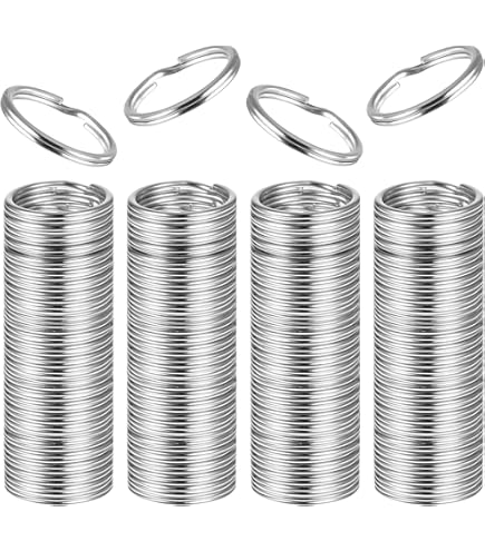 Sleutelring 25 mm rond, roestvrij staal, 100 stuks vernikkeld zilverstaal afgeronde randen ronde sleutelbandring, ring sleutelhanger Sleutelring 25 mm rond, roestvrij staal, 100 stuks vernikkeld zilverstaal afgeronde randen ronde sleutelbandring, ring sleutelhanger