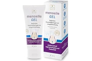 ‎MENOELLE menoelle® GEL – Bio-zertifiziertes Vaginalgel | Feuchtigkeitsgel gegen Scheidentrockenheit, Reizungen, Juckreiz, Brennen, Geruch, Empfindlichkeit | Hormonfrei und ohne chemische Zusätze | 100 ml