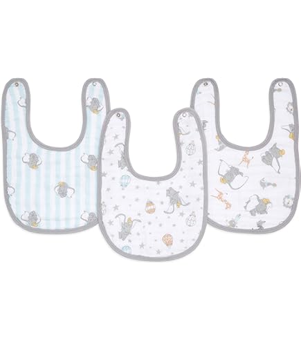 Lot de 3 petits Langes en mousseline de coton Jungle - ADEN ANAIS - Puériculture