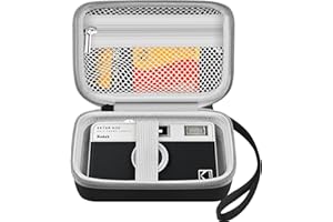 Leayjeen Funda Protectora para cámara Digital, Compatible con Kodak EKTAR H35, Funda rígida de EVA (Solo Carcasa) Negro