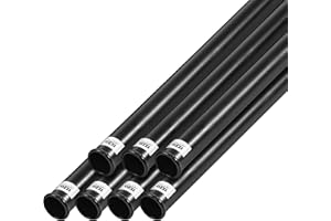 Izzo Golf - Tubo per mazze da golf, in plastica, colore: Nero