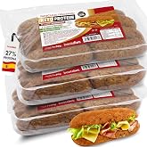 Protein Bread 7x50g &ndash; Pack of 3 &ndash; Low Hydrate Rolls with Protein &ndash; Keto Friendly &amp; Low Carb &ndash; Keto Bread Ready to Eat &ndash; Great