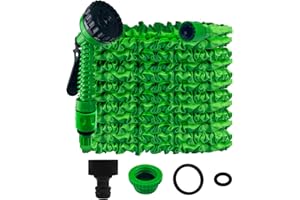 Gsakskdsap Manguera Jardin Extensible 30 Metros, Manguera Flexible Jardín con Pistola Rociadora 7 Funciones, Garden Hose, Manguera de Riego para Lavado de Coches, Limpieza de Suelos, Riego de Plantas