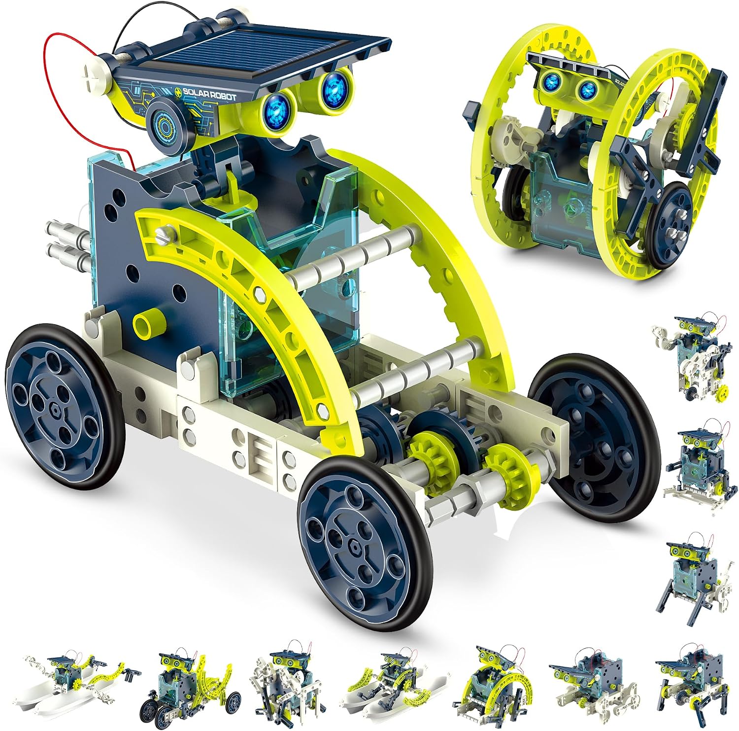 Hot Bee Robot Solar Educativo, Juguete y Kit de Robótica para Niños 9-12 Años, Regalo y Juego Creativo para Niños y Niñas