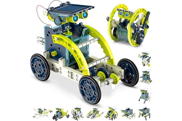 Hot Bee Robot Solar Educativo, Juguete y Kit de Robótica para Niños 9-12 Años, Regalo y Juego Creativo para Niños y Niñas