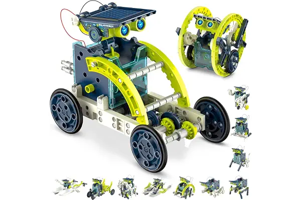 Hot Bee Robot Solar Educativo, Juguete y Kit de Robótica para Niños 9-12 Años, Regalo y Juego Creativo para Niños y Niñas