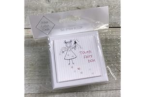 WHITE COTTON CARDS Tooth Fairy Box - Pink