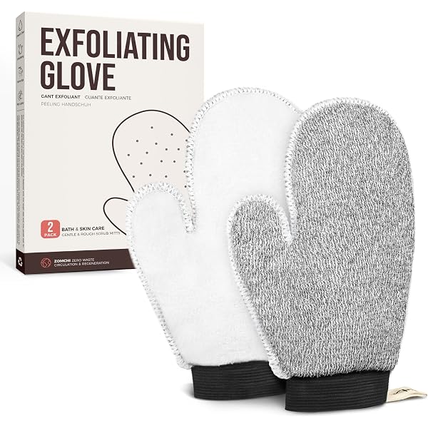 14 Paar Peeling-Handschuhe Aus Nylon – 7 Farben, Für Dusch-Peeling, Massage & Hautstraffung, Wiederverwendbar