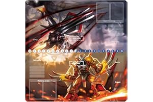 sabermaster DTCG playmat 2 Player playmat Duel Mat Gaming Competition Pad Mat Card Binder Deck 60 * 60CM 23.6x23.6in
