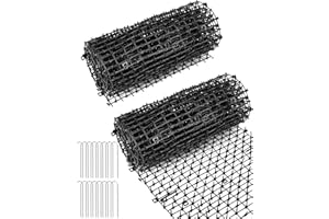 QWORK® Paquete de 2 Pinchos Anti Gatos -200cm x 30cm - Alambre de Espino Ahuyentador Gatos para Perros, Gatos y Otros Animales