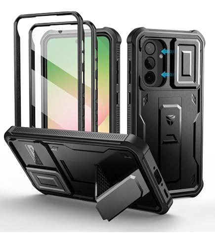 Handyhülle Für Samsung Galaxy A56 (2025) – Magnetisch, Mit Ständer & Lens Ring, Stoßfest