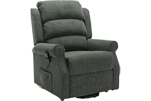 MORRIS LIVING The Perth - Dual Motor Riser Recliner Mobility Chair in Fern Green Fabric