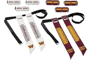 Franklin Sports Washington Commanders NFL Flag Football Sets - NFL Team Football Belts and Flags - Gear + Equipment for Kids and Adults