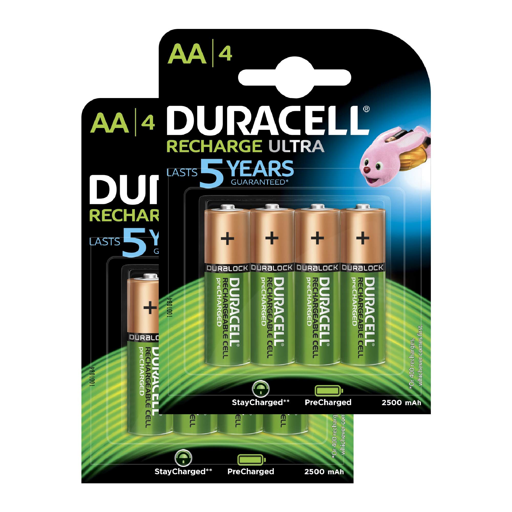 Duracell Piles Rechargeables AA 2500 mAh idéales pour les Xbox