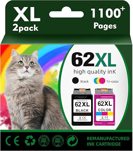 2 Compatible hp 62 Refilled ink cartridge for ENVY 5660 5664 5665 e All in One Printer 7 2 Compatible hp 62 Refilled ink cartridge for ENVY 5660 5664 5665 e All in One Printer 7