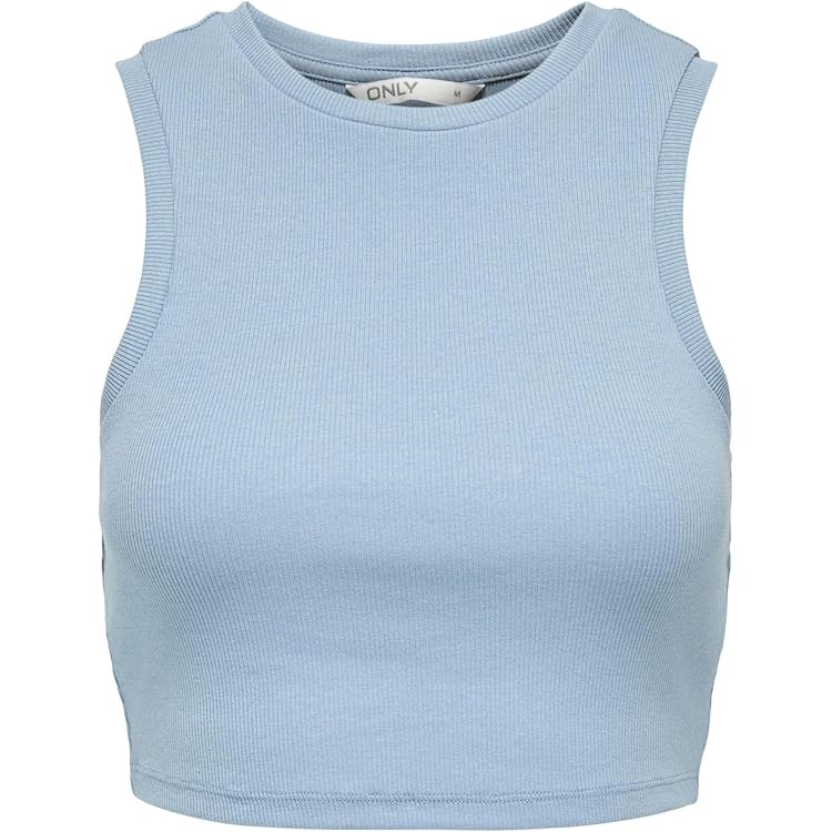 Only Onlqueeny L/s Cropped Twist Top Jrs - Canotte E Top Donna
