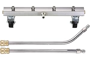 M MINGLE Pressure Washer Undercarriage Cleaner, Under Car Wash, with 45 Degree Angled Wand